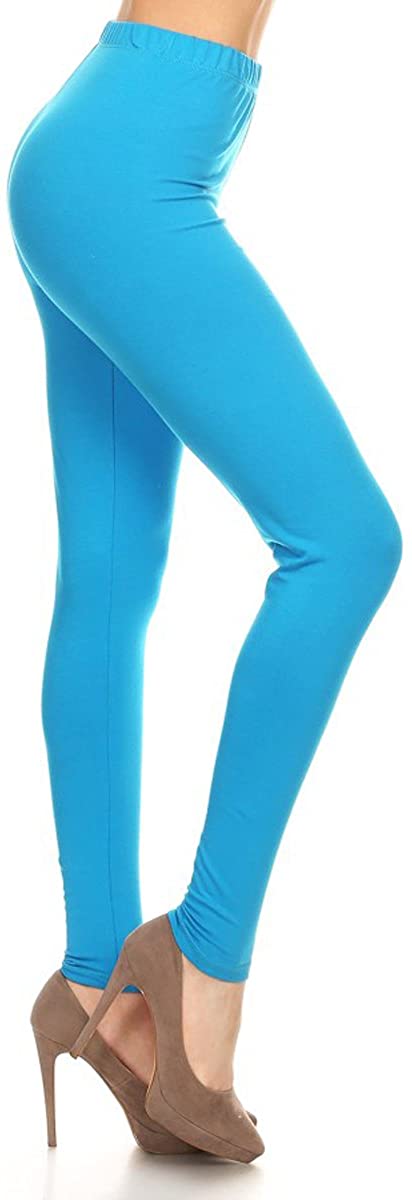 Leggings Depot Cotton Women's Premium Quality Ultra Soft Solid Leggings,  Cotton-kelly Green, X-Small : : Clothing, Shoes & Accessories