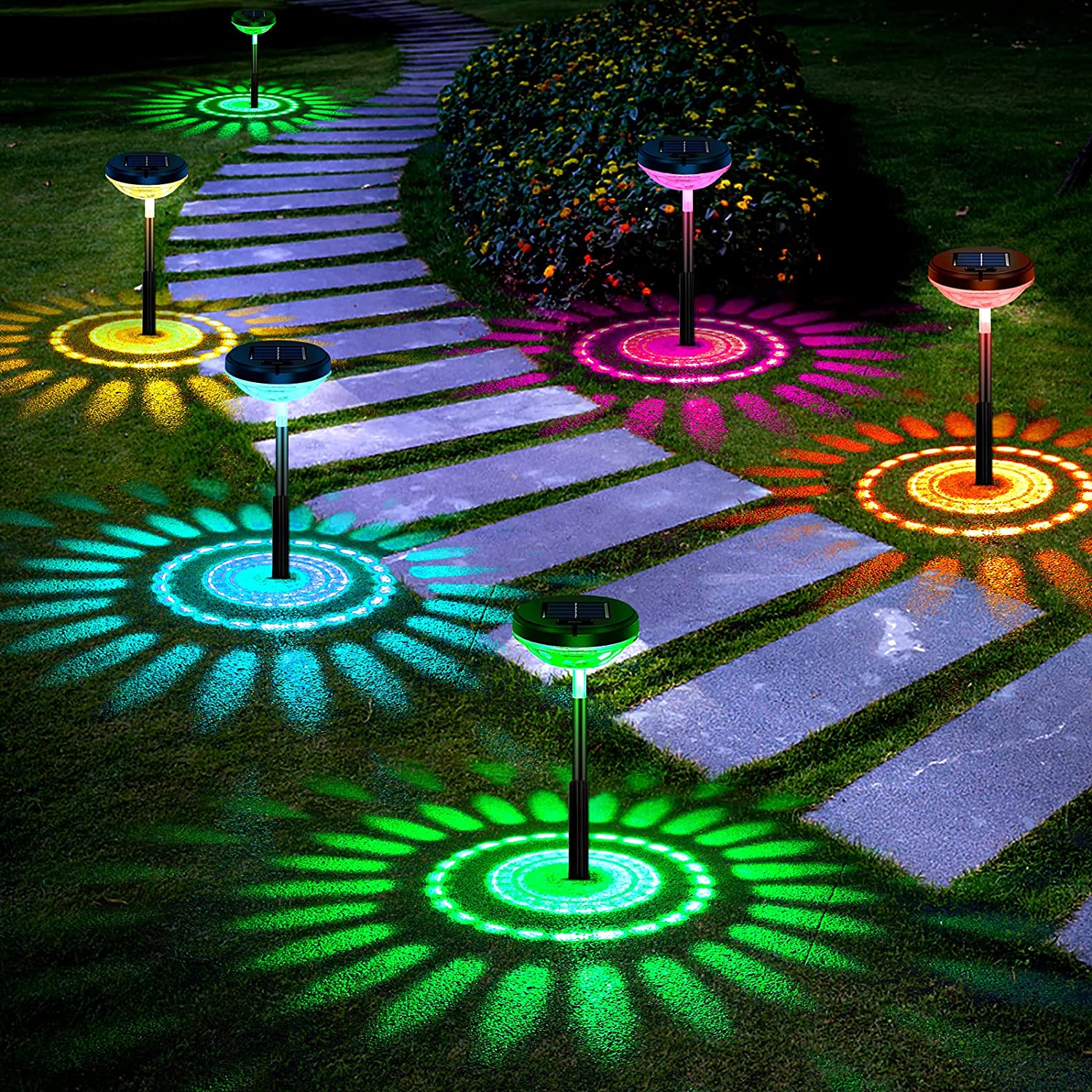 bright solar pathway lights