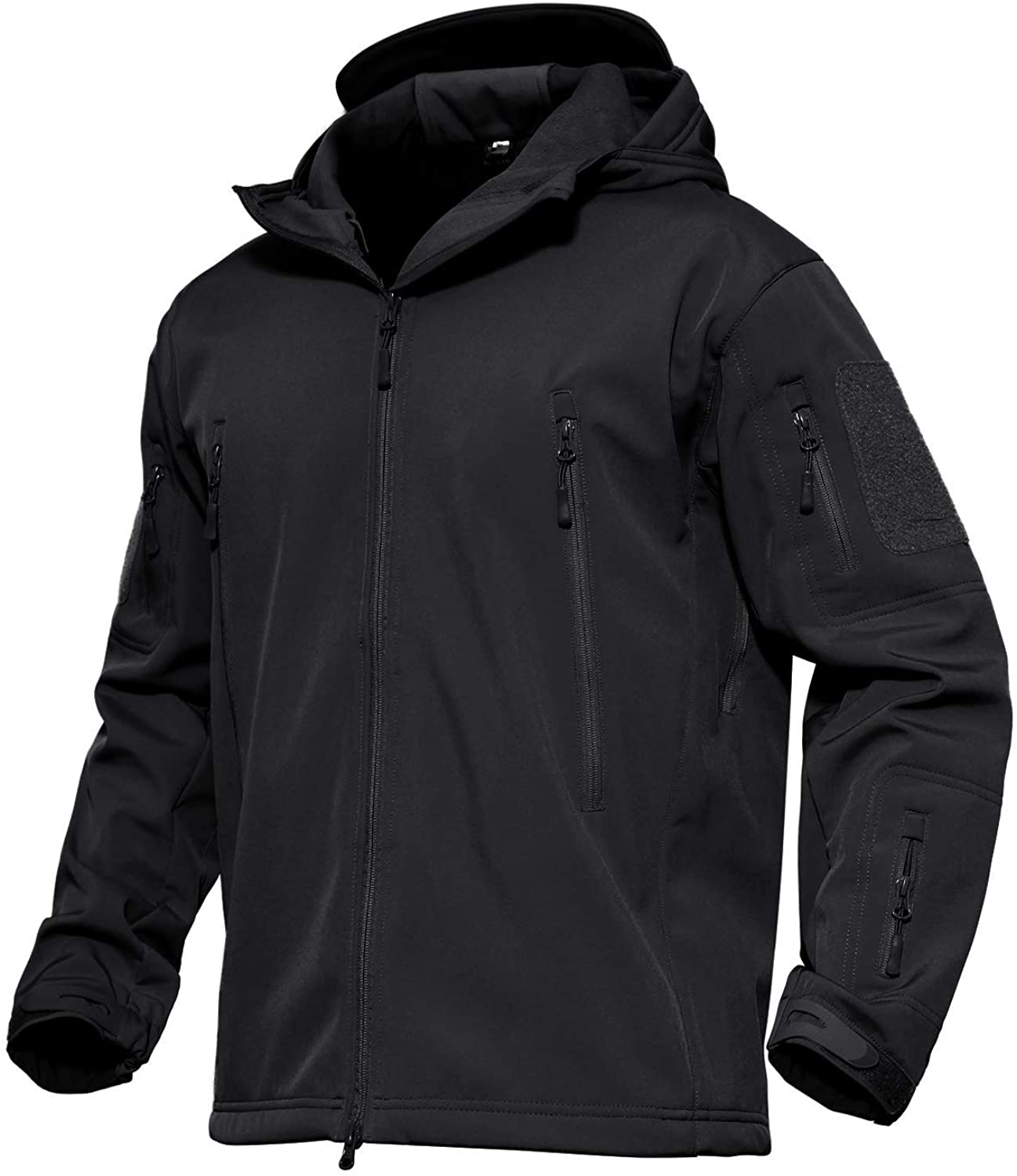 Waterproof Windproof Mens Soft Shell Jacket Tactical Hoodie Winter Military Coat