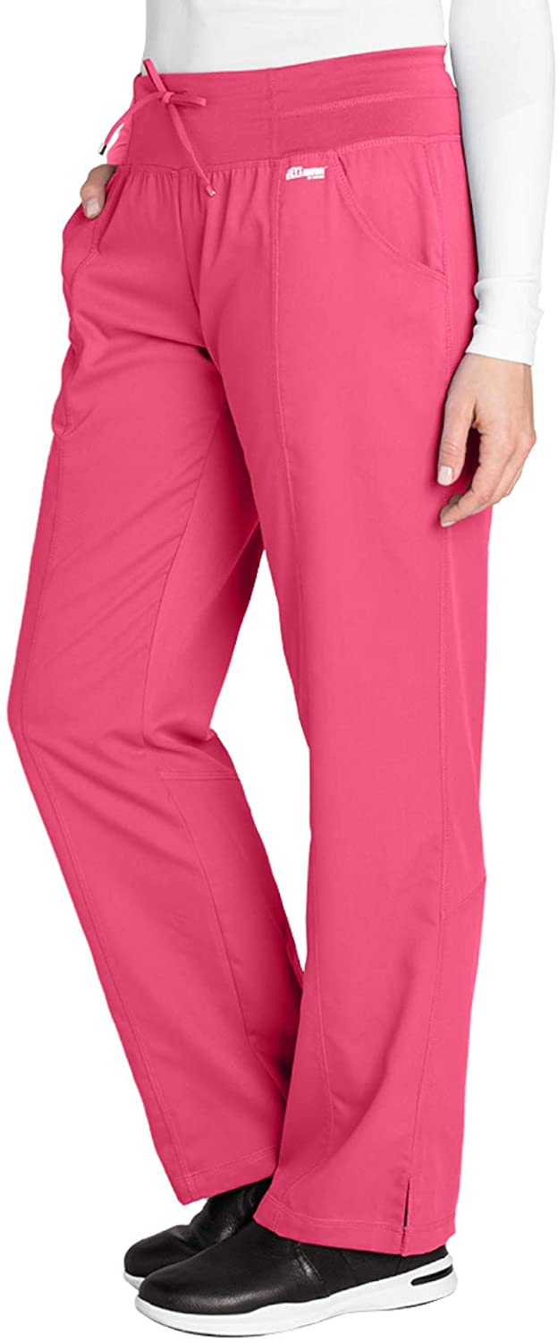 Grey's Anatomy 4-Pocket Yoga Knit Pant for Women Modern Fit Medical Scrub Pant
