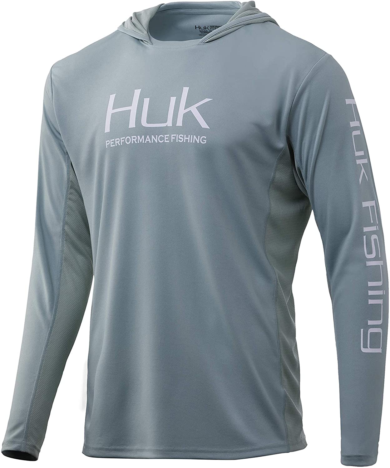 Huk Men's Icon I.C.E Technology Long Sleeve Hoodie Shirt 