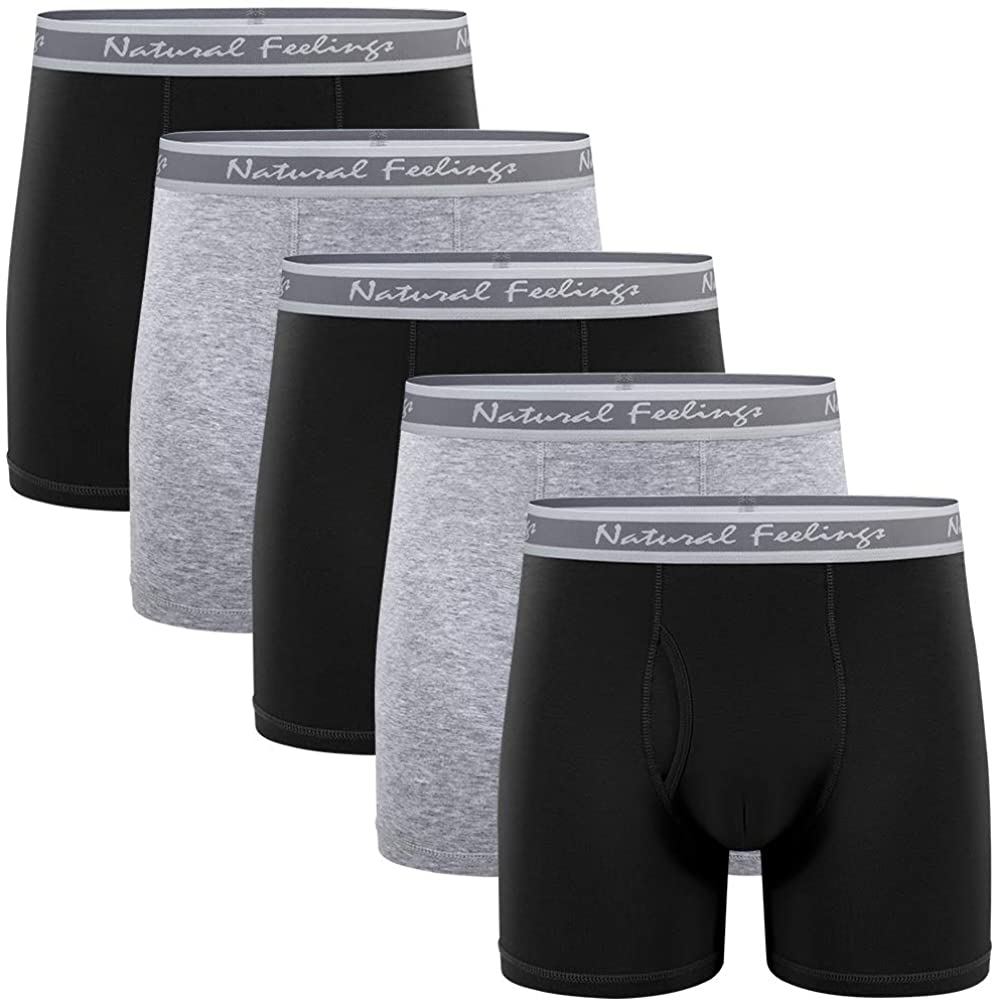 Natural Feelings Men's Underwear Boxer Briefs Stretch Performance Quick Dry  Sports Underwear Men Pack, F: 5 Pairs Sports Underwear Boxer Briefs, Medium  : : Clothing, Shoes & Accessories