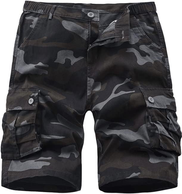  SOOTOP Mens Cargo Shorts Linen Relaxed Fit Camouflage