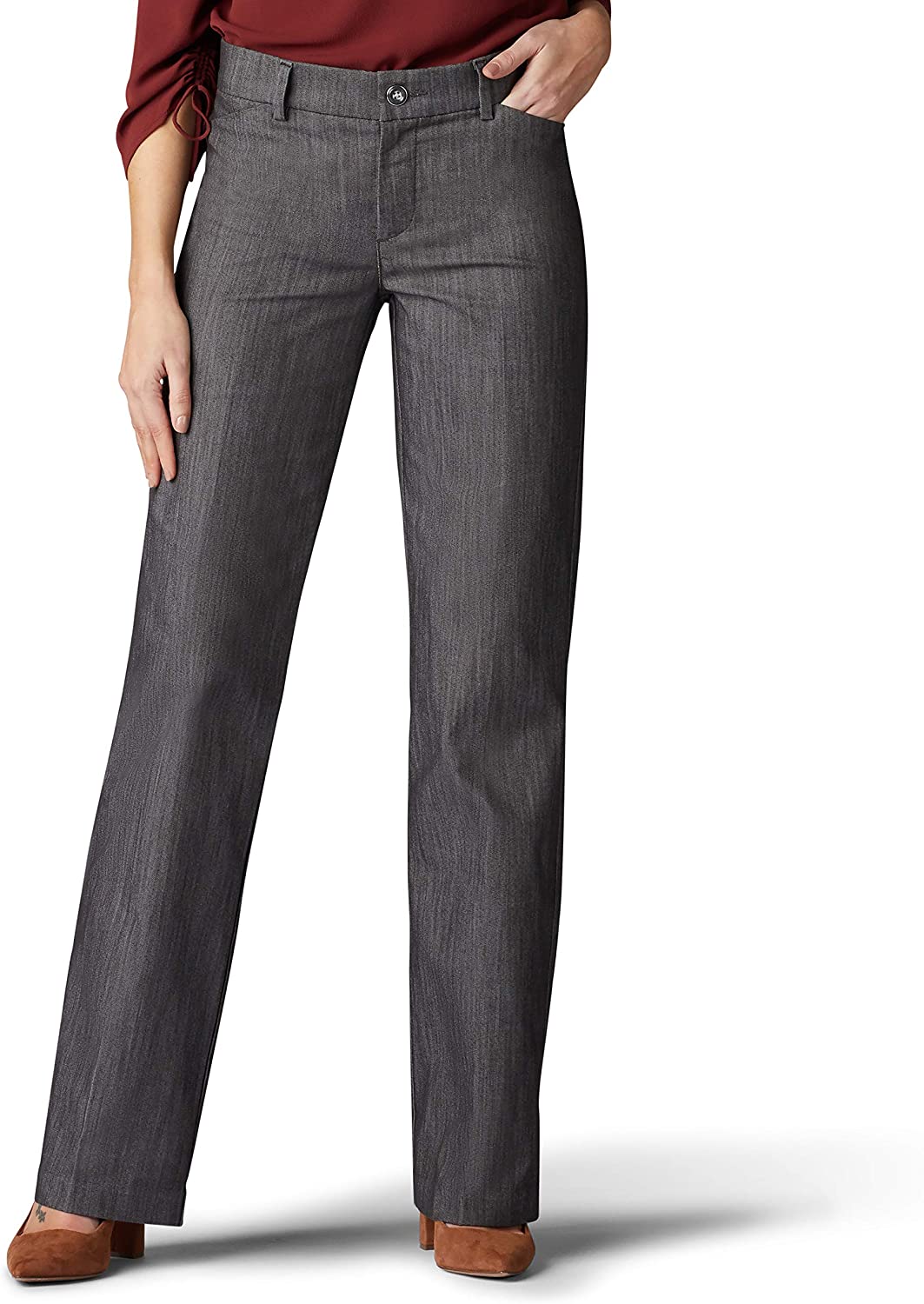 Lee Women's Flex Motion Regular Fit Trouser Pant | eBay