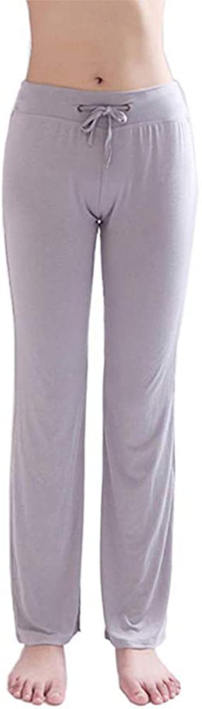 AvaCostume Womens Soft Drawstring Modal Cotton Sporting Yoga Sporting Pants Red M