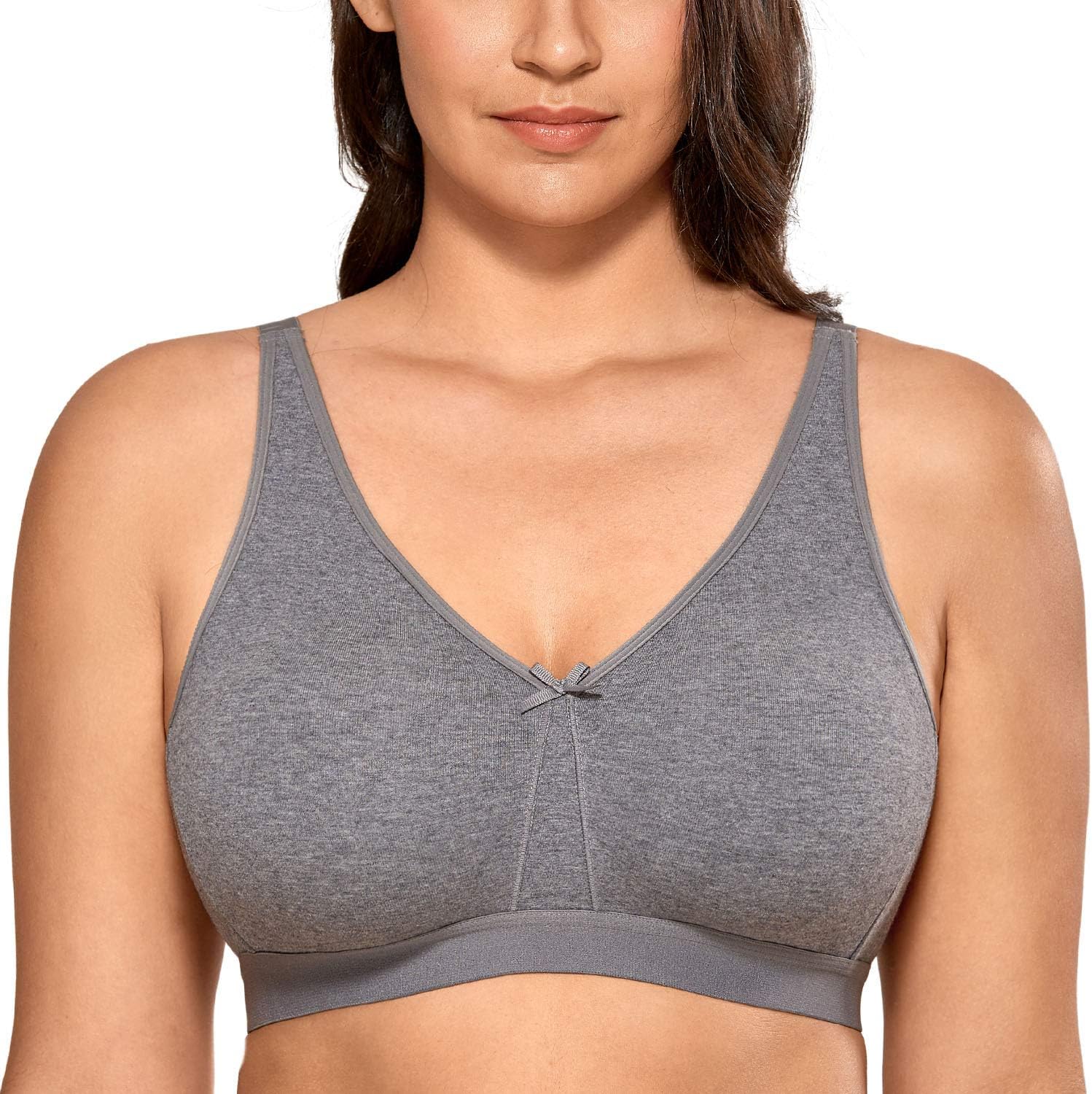 Women'S Nursing Bra Plus Size Cotton Support Wireless