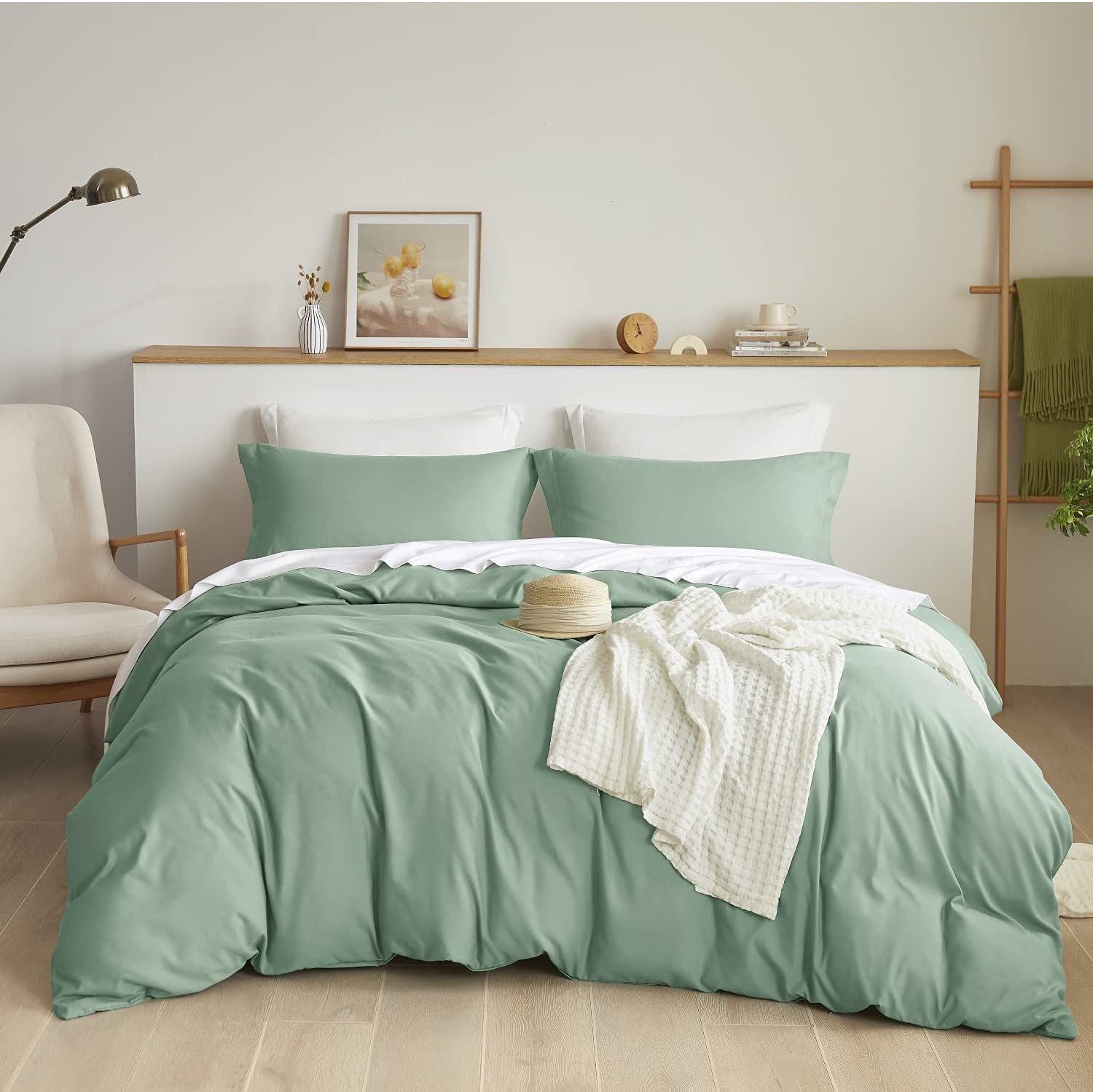 sage green duvet cover twin