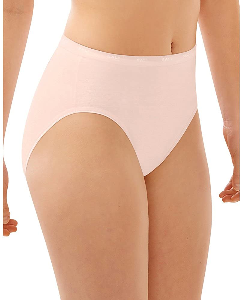 Bali Women's Full Fit Cotton Stretch Hi-Cut Panty