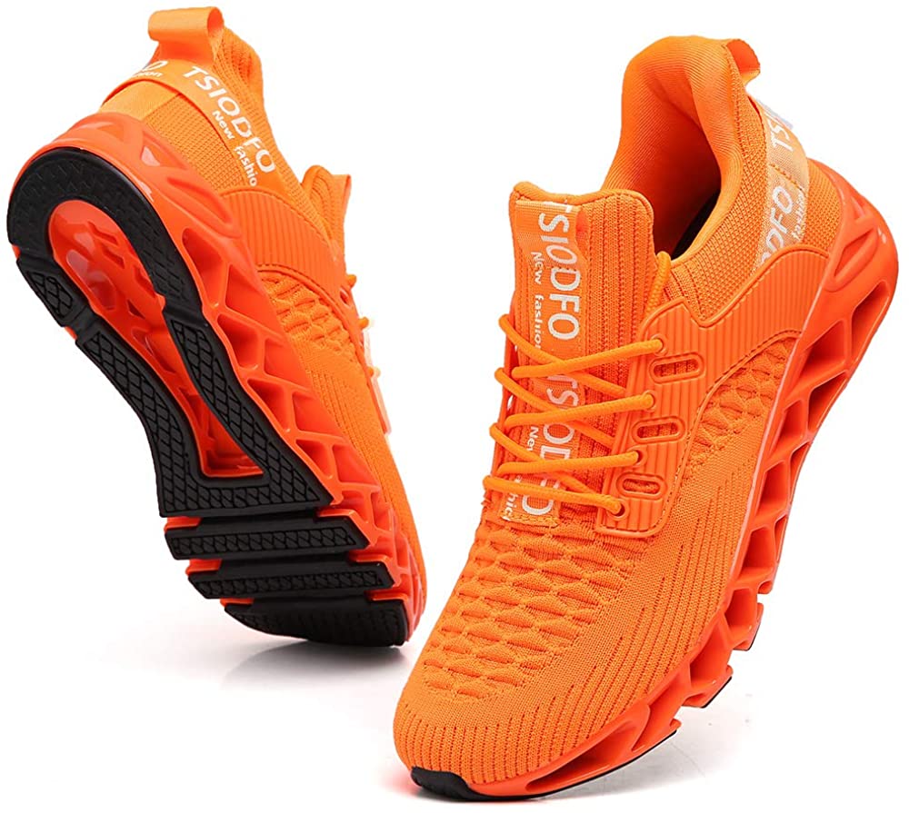 TSIODFO Mens Sneakers Sport Running Athletic Tennis Walking Shoes