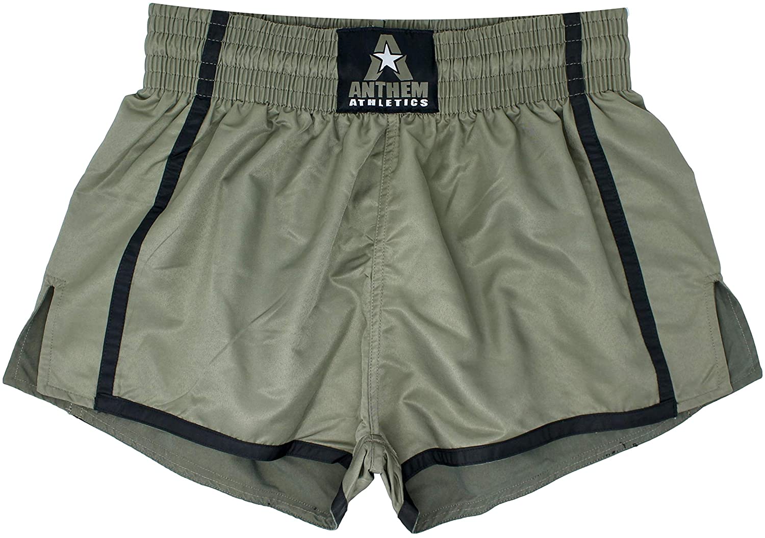 Anthem Athletics Thai Boxing Shorts Black/Green/Yellow Size L 