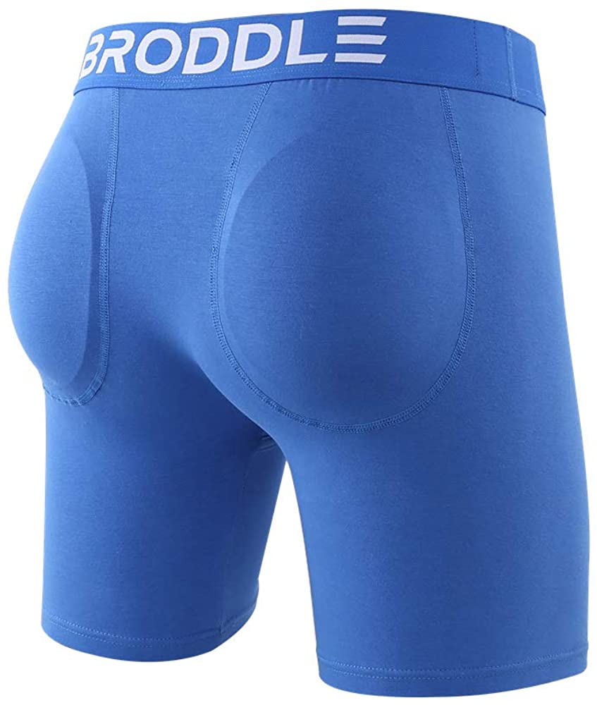 BRODDLE Mens Package and Butt Padded Underwear Enhancing Boxer Briefs…,  Dark Red, Small : : Clothing, Shoes & Accessories