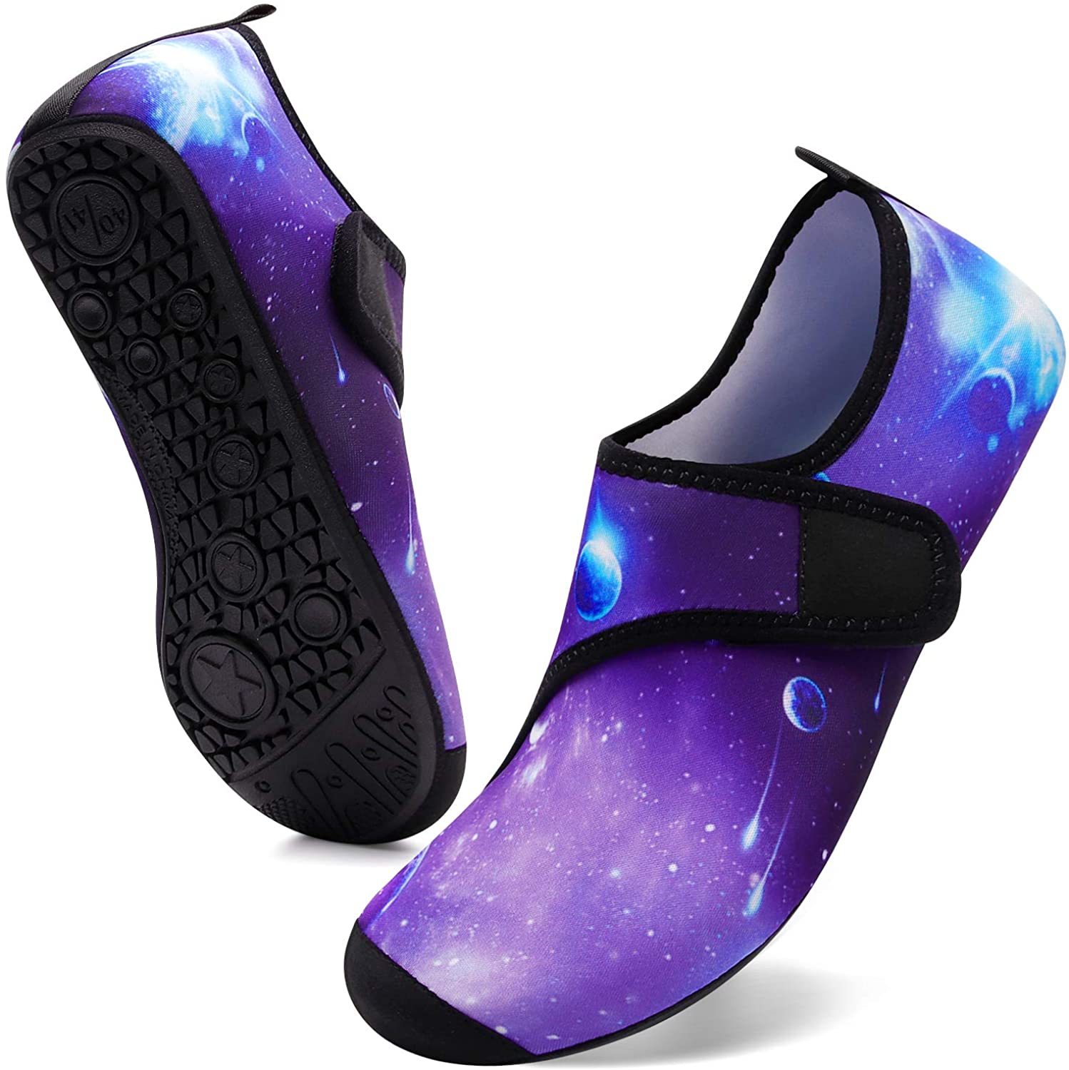JIASUQI Summer Outdoor Beach Swim Aqua Water Shoes Socks for Women Men 
