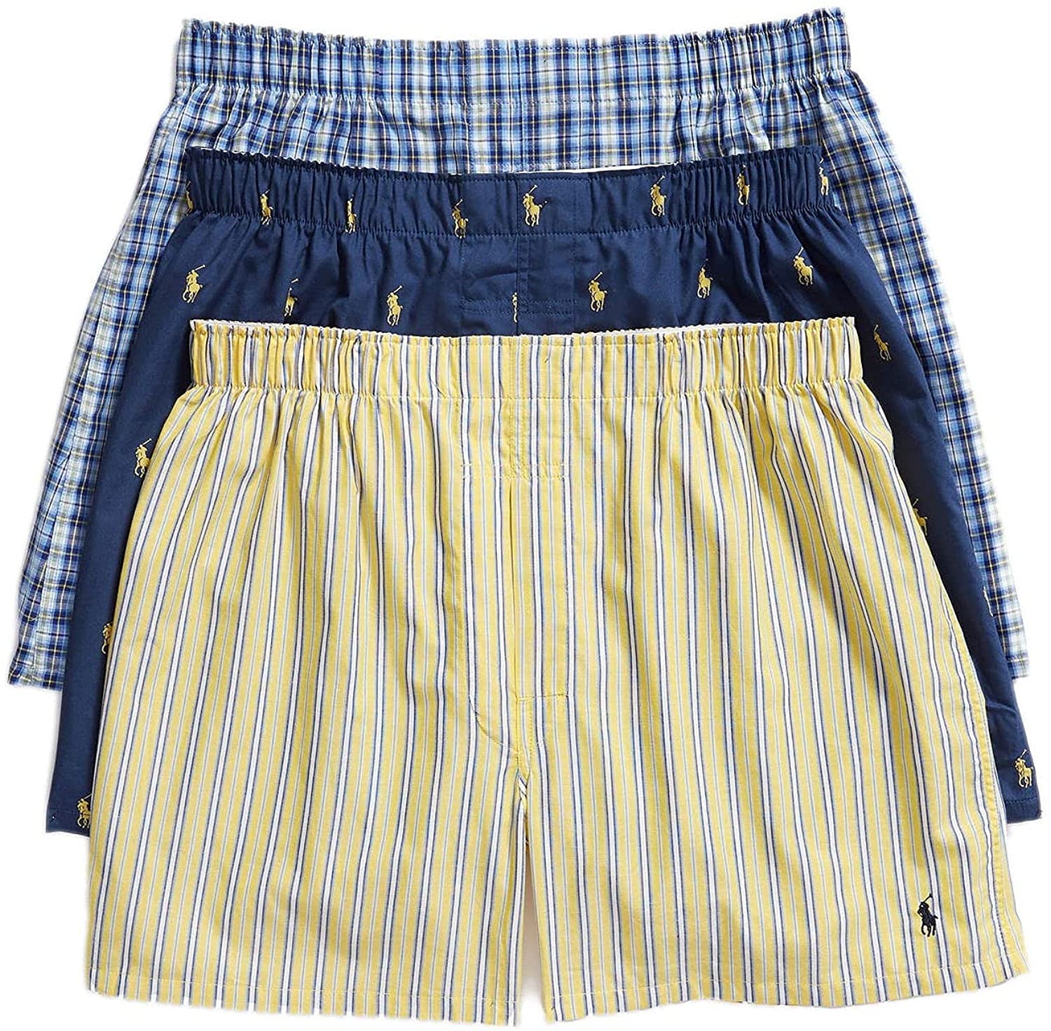 Polo Ralph Lauren Classic Fit w/Wicking 3-Pack Knit Boxers Andover