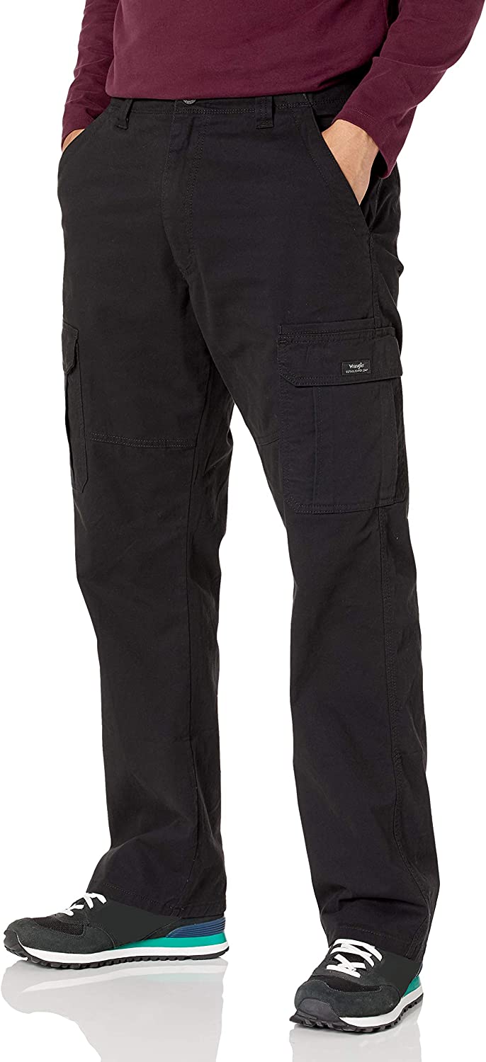 Wrangler Authentics Men's Relaxed Fit Stretch Cargo Pant | eBay