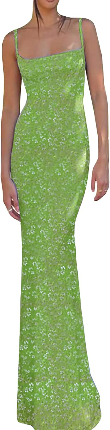  NUFIWI Satin Maxi Dress for Women Strapless Low Cut