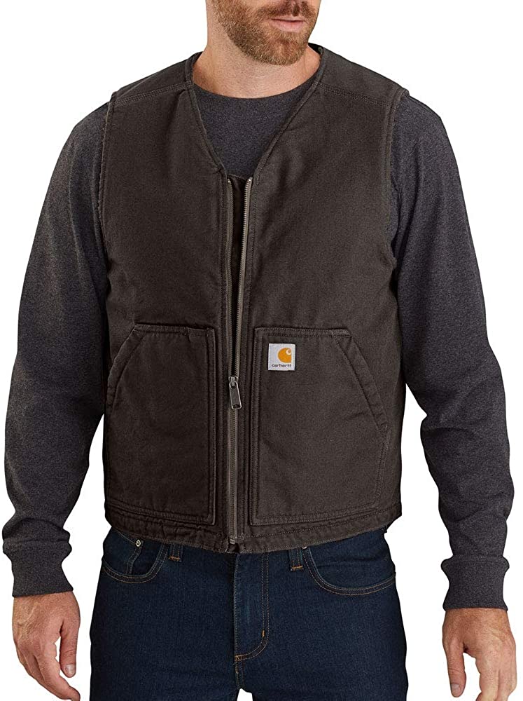  Carhartt mens Relaxed Fit Washed Duck Sherpa-lined
