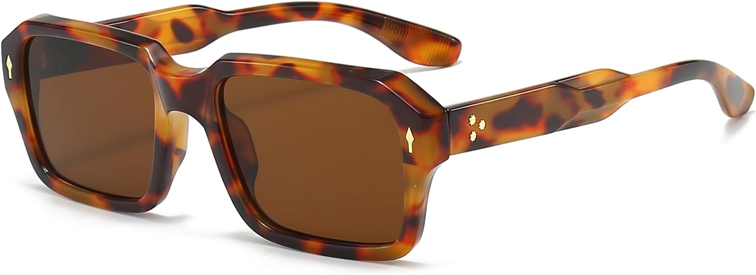 Buy EYLRIM Classic Thick Square Frame Polarized Sunglasses for