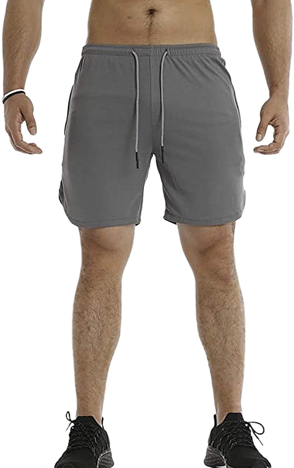 men's 2 in 1 ultra workout training shorts