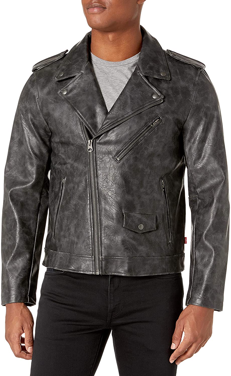 Levi's Men's Faux Leather Motorcycle Jacket | eBay