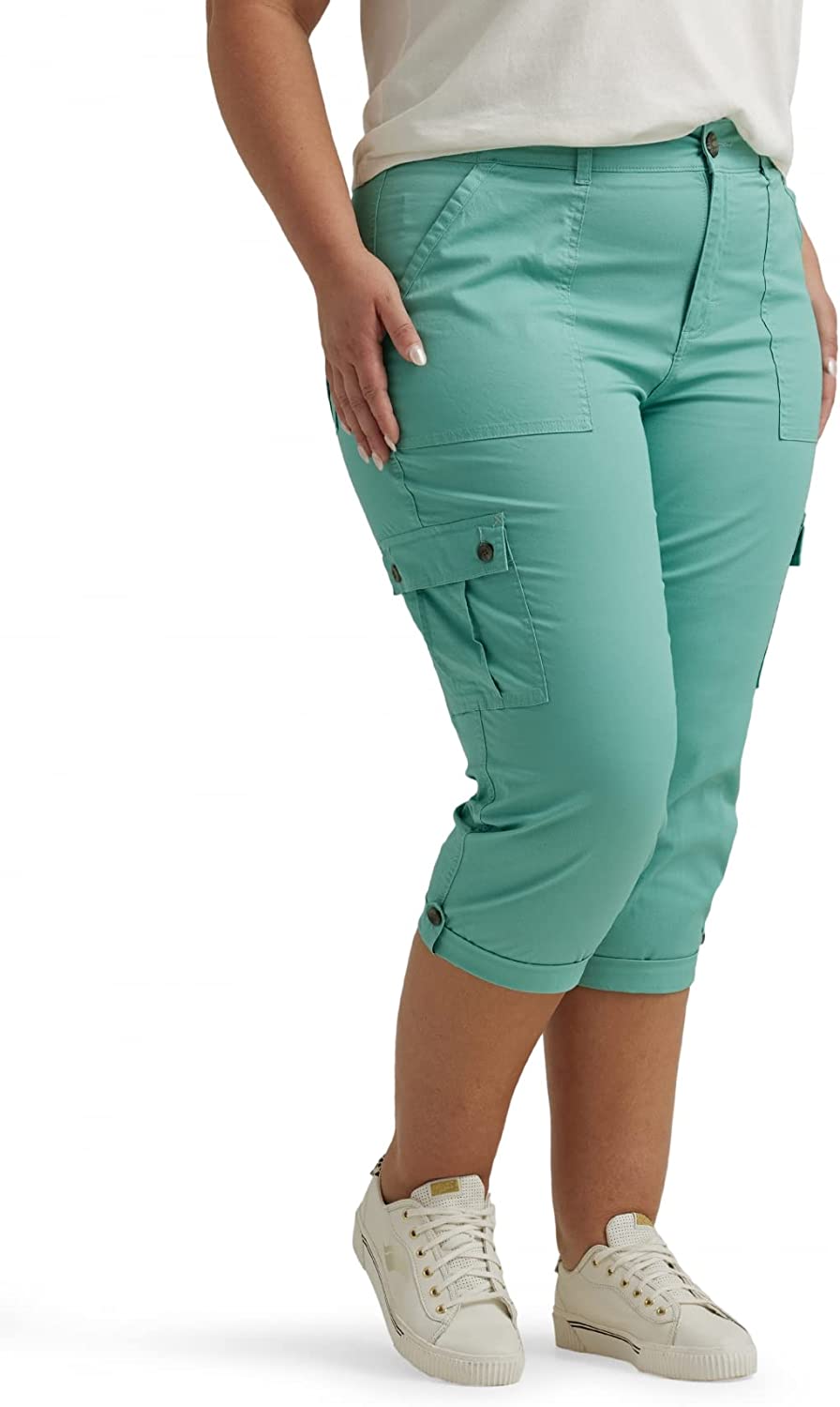 Lee Women&#039;s Size Flex-to-go Mid-Rise Capri Pant | eBay