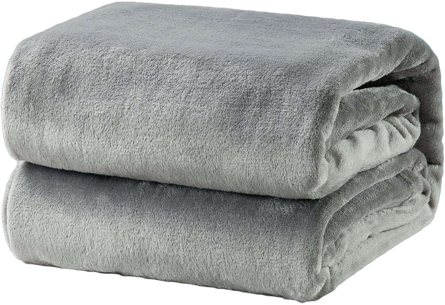 Luxury Blanket Bedsure Flannel Fleece Lightweight White Twin Size Cozy Plush 