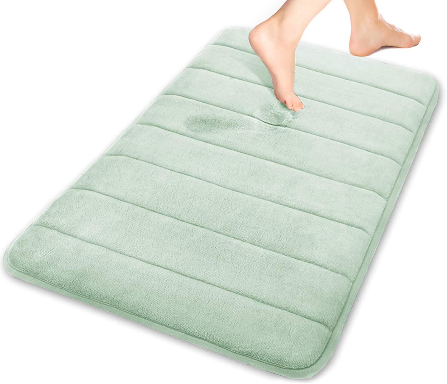 Yimobra Memory Foam Bath Mat Large Size,31.5 x 19.8 Inches, Soft