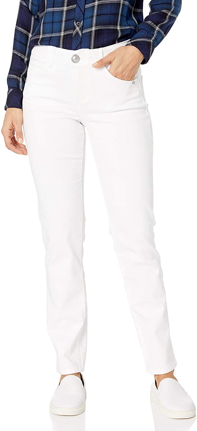 Democracy Womens Plus-Size Ab Solution Straight Leg Jean : :  Clothing, Shoes & Accessories