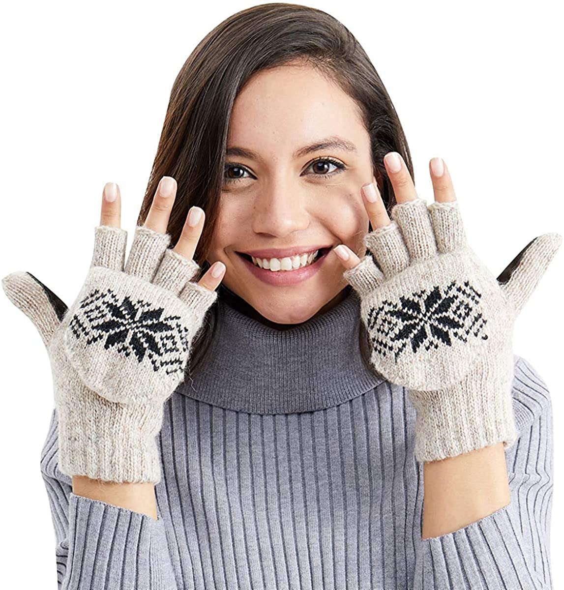 Metog Suede Thinsulate Thermal Insulation Mittens,Gloves 