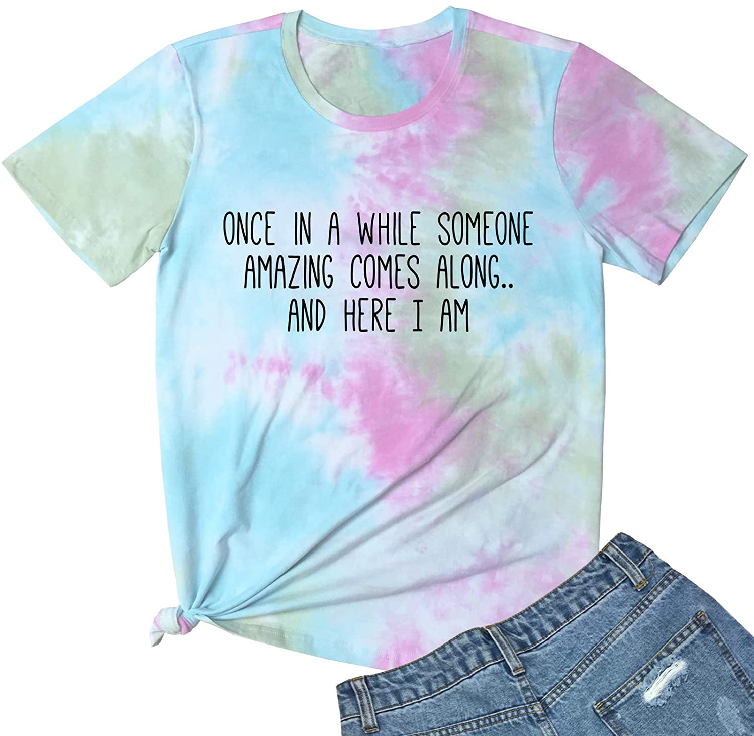  BLACKMYTH Women's Cute Graphic T Shirts Funny Tops