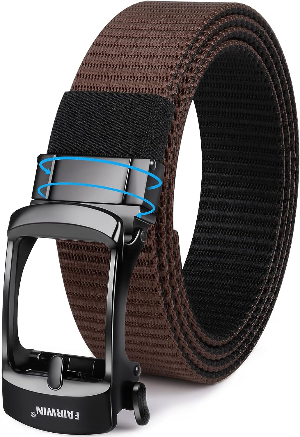 FAIRWIN Ratchet Belts for Men's Casual Nylon Web Belt Golf Belts