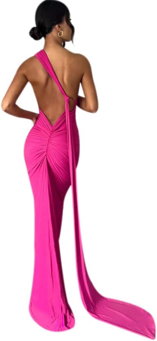 ABINGOO Women Sexy Backless Maxi Dress Sexy Halter Open Back Sleeveless  Long Bodycon Dress Going Out Elegant Cocktail Dresses : :  Clothing