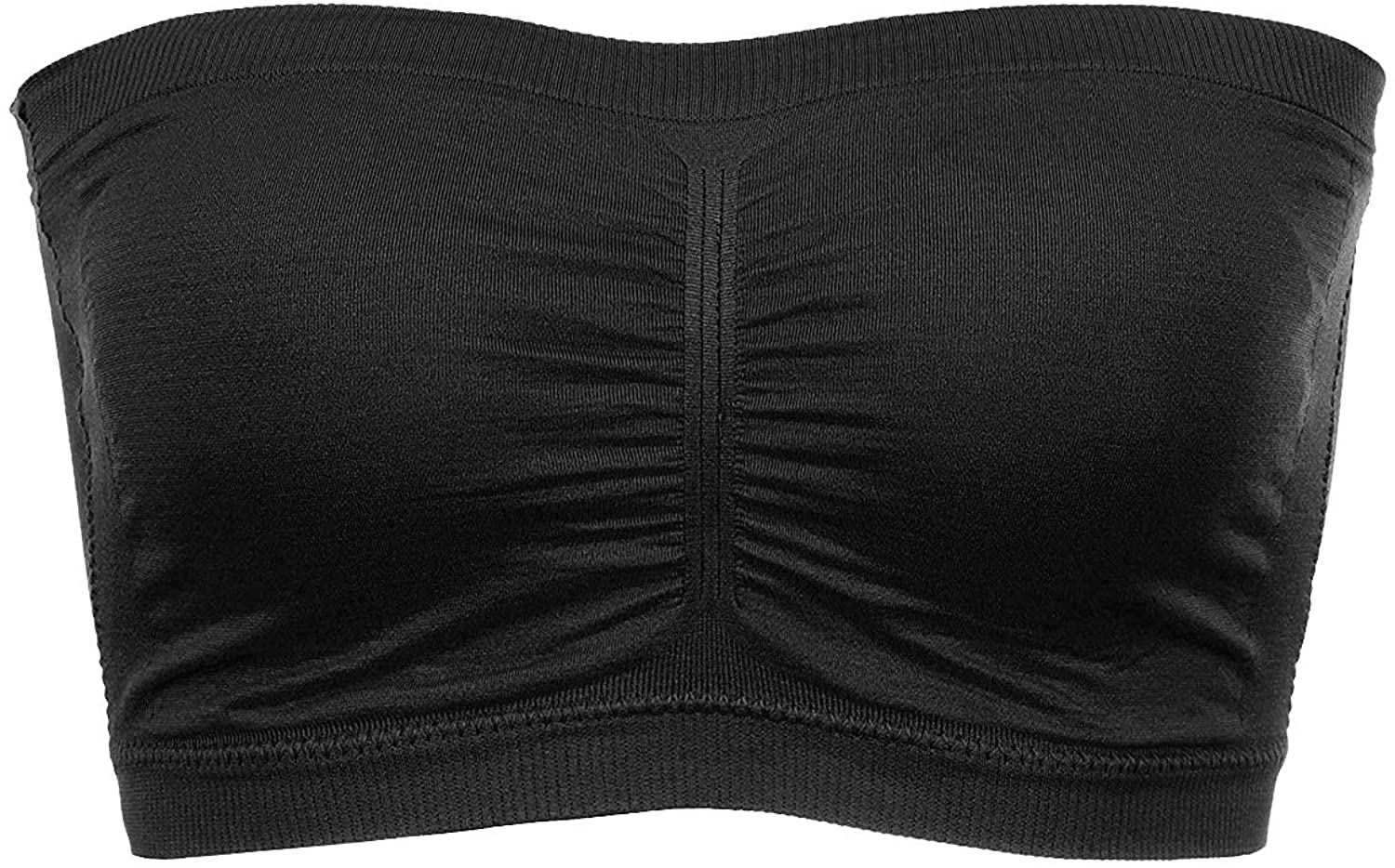 Buy TIME AND RIVER Women's Padded Bandeau Bra, Strapless Basic