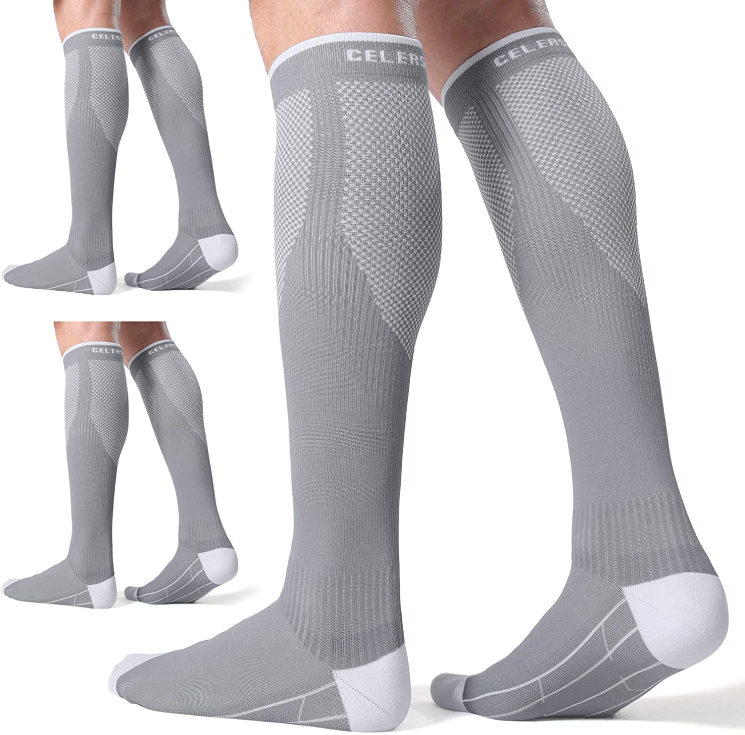 Running Compression Socks for Women Men 20-30mmHg 