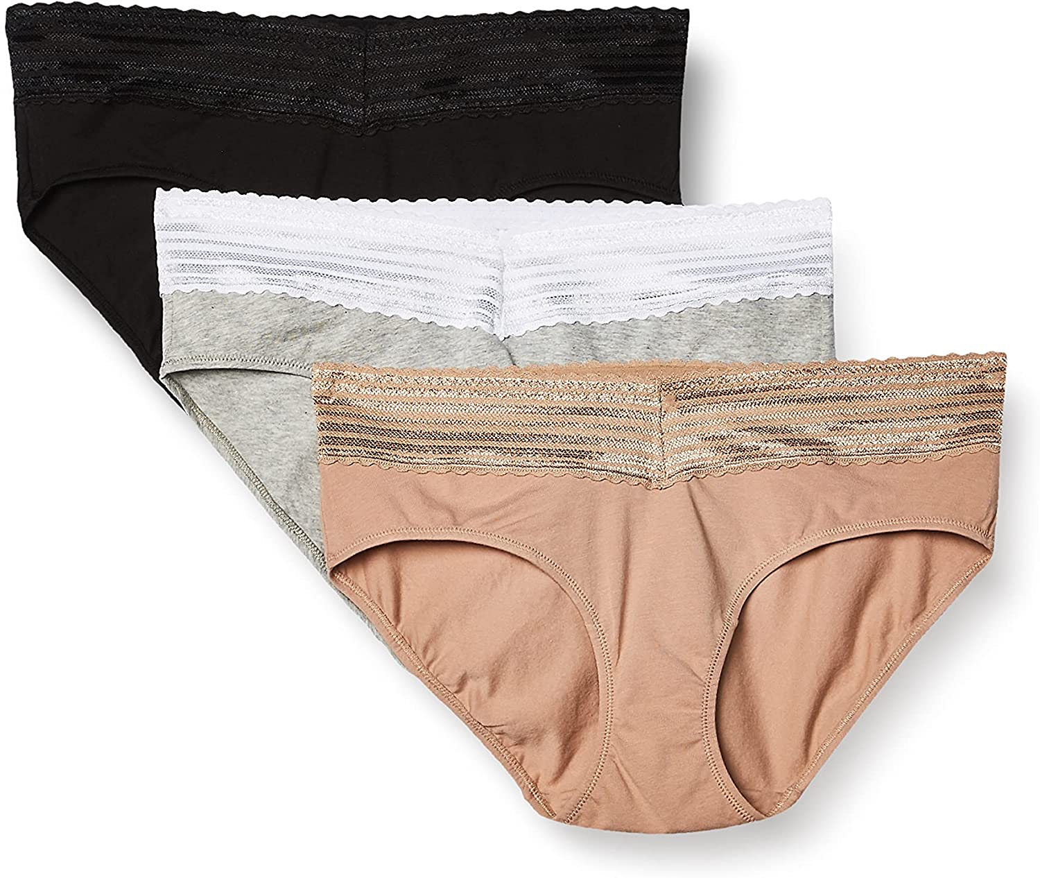Warner's, Intimates & Sleepwear, Warners 3 Pack No Muffin Top Hipster  Panties Size 3x