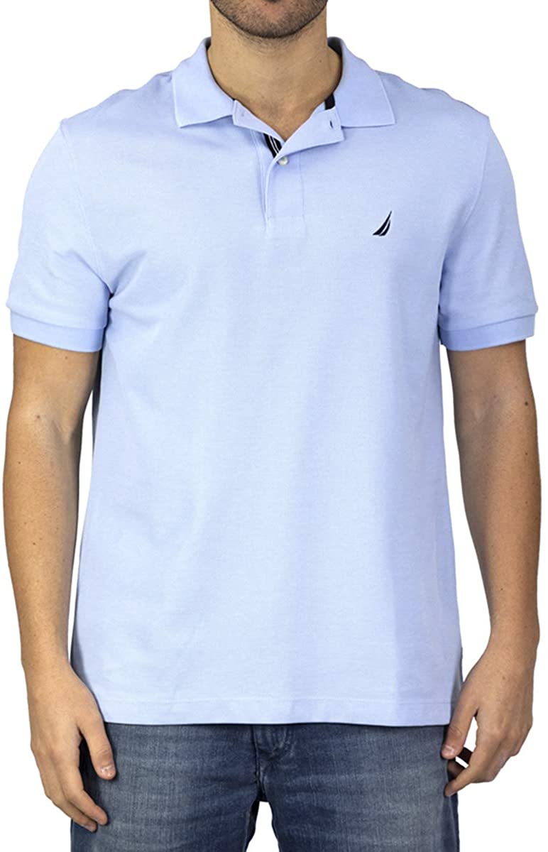 Nautica Men's Classic Short Sleeve Solid Performance Deck Polo Shirt, Deep  Anchor Hea, Medium : Buy Online at Best Price in KSA - Souq is now  : Fashion