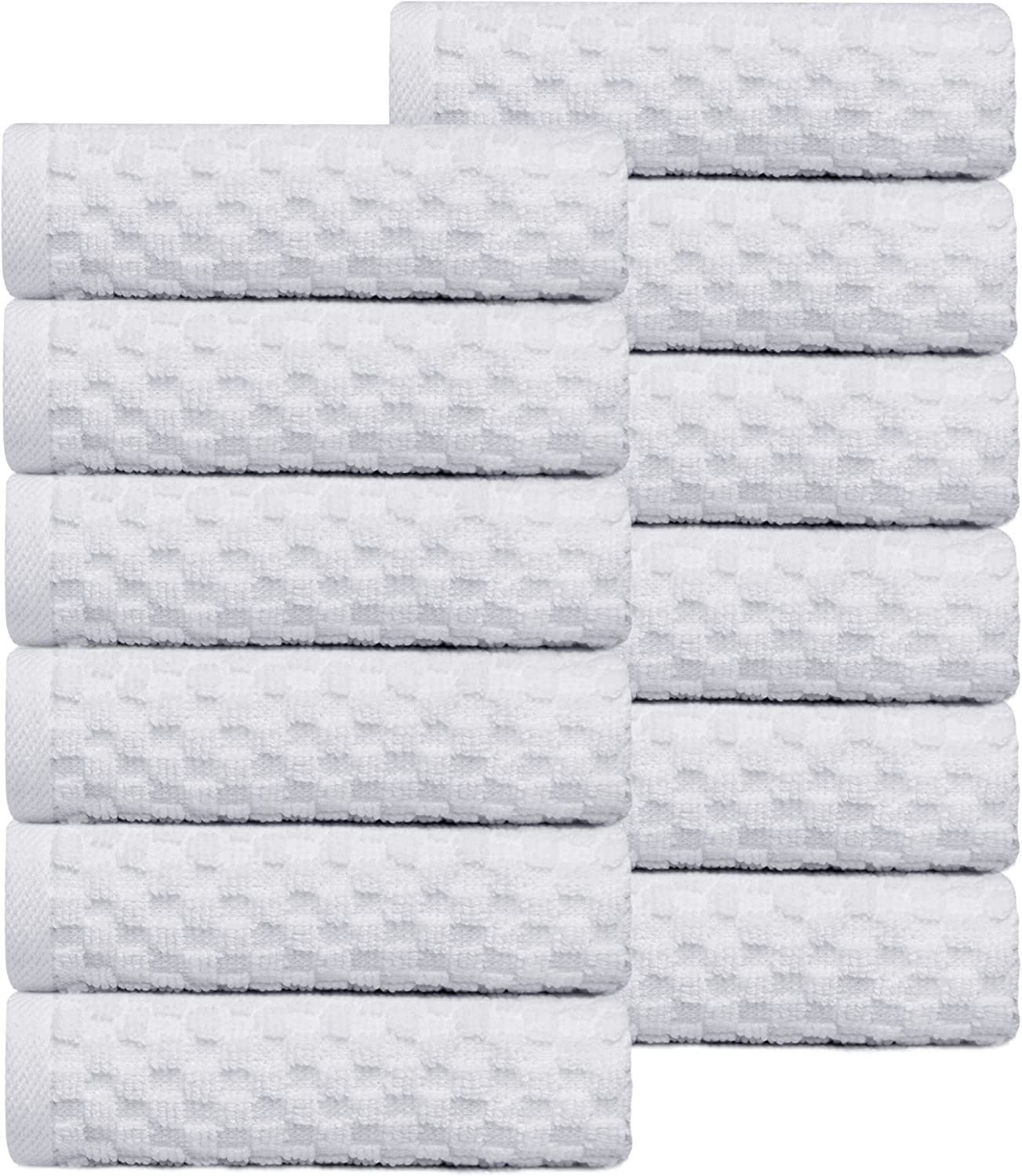  COTTON CRAFT- Euro Spa Set of 4 Luxury Waffle Weave