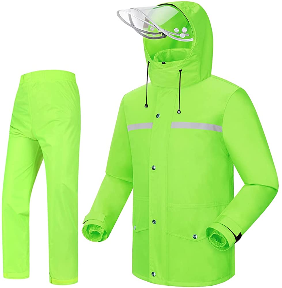 iCreek Rain Suit Jacket & Trouser Suit Raincoat for Men & Women Outdoor  All-Spor