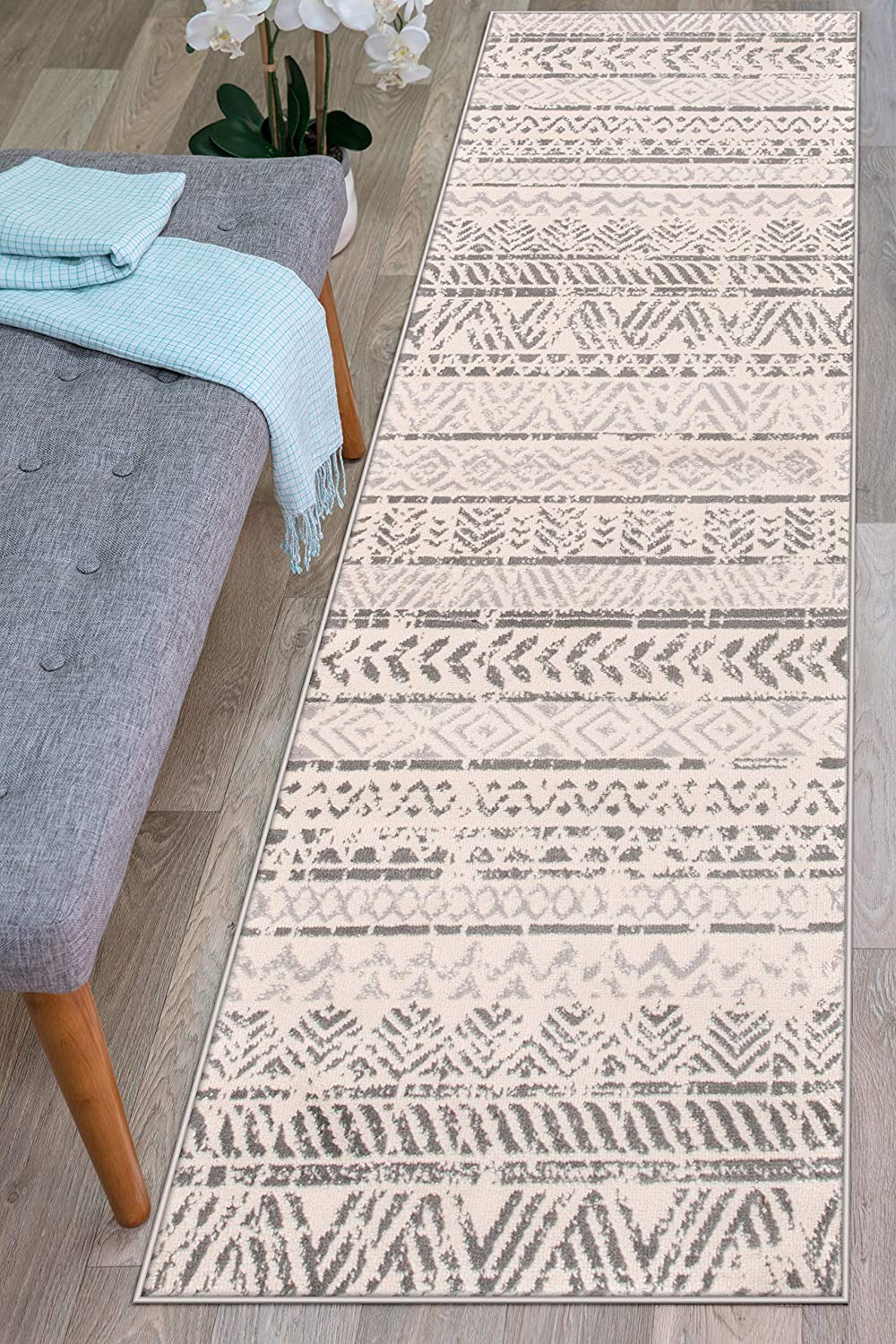 Details about   Rugshop Geometric Bohemian Design Area Rug 5' x 7' Gray 