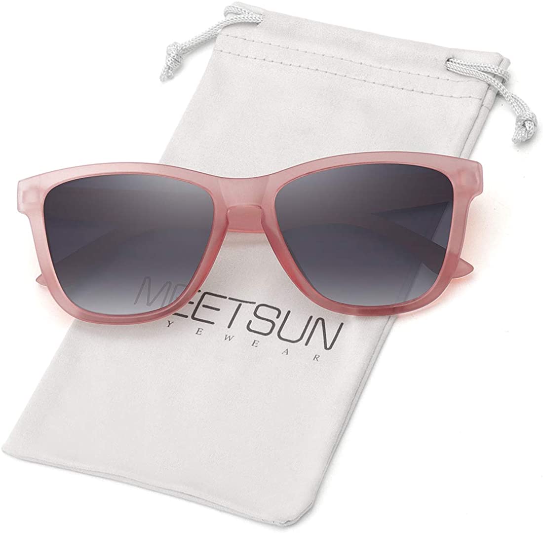 MEETSUN Polarized Sunglasses for Women Men Classic Retro Designer Style 