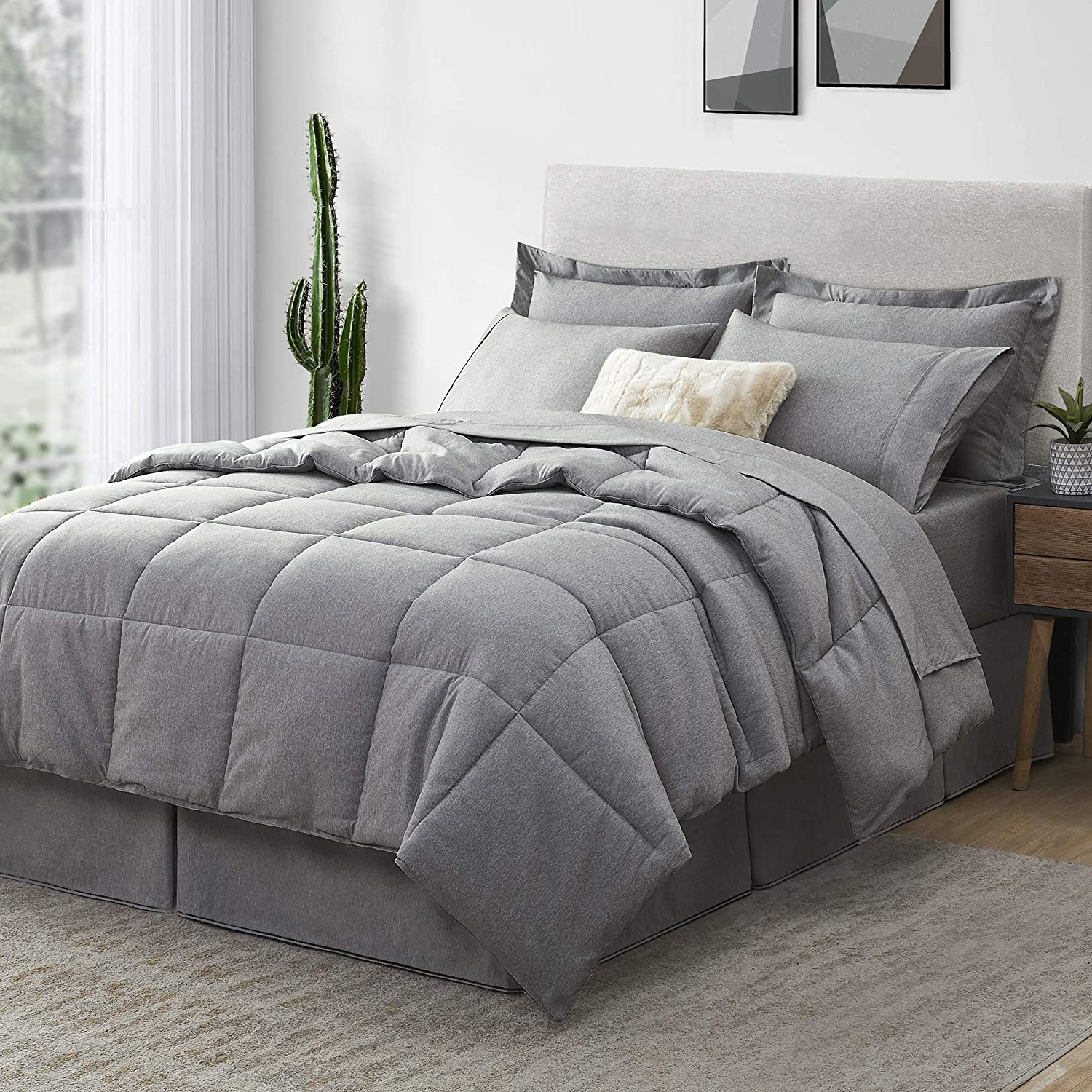 grey duvet twin