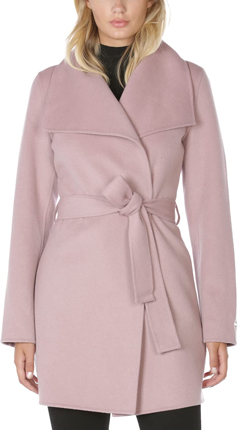 T tahari ellie wrap hot sale coat