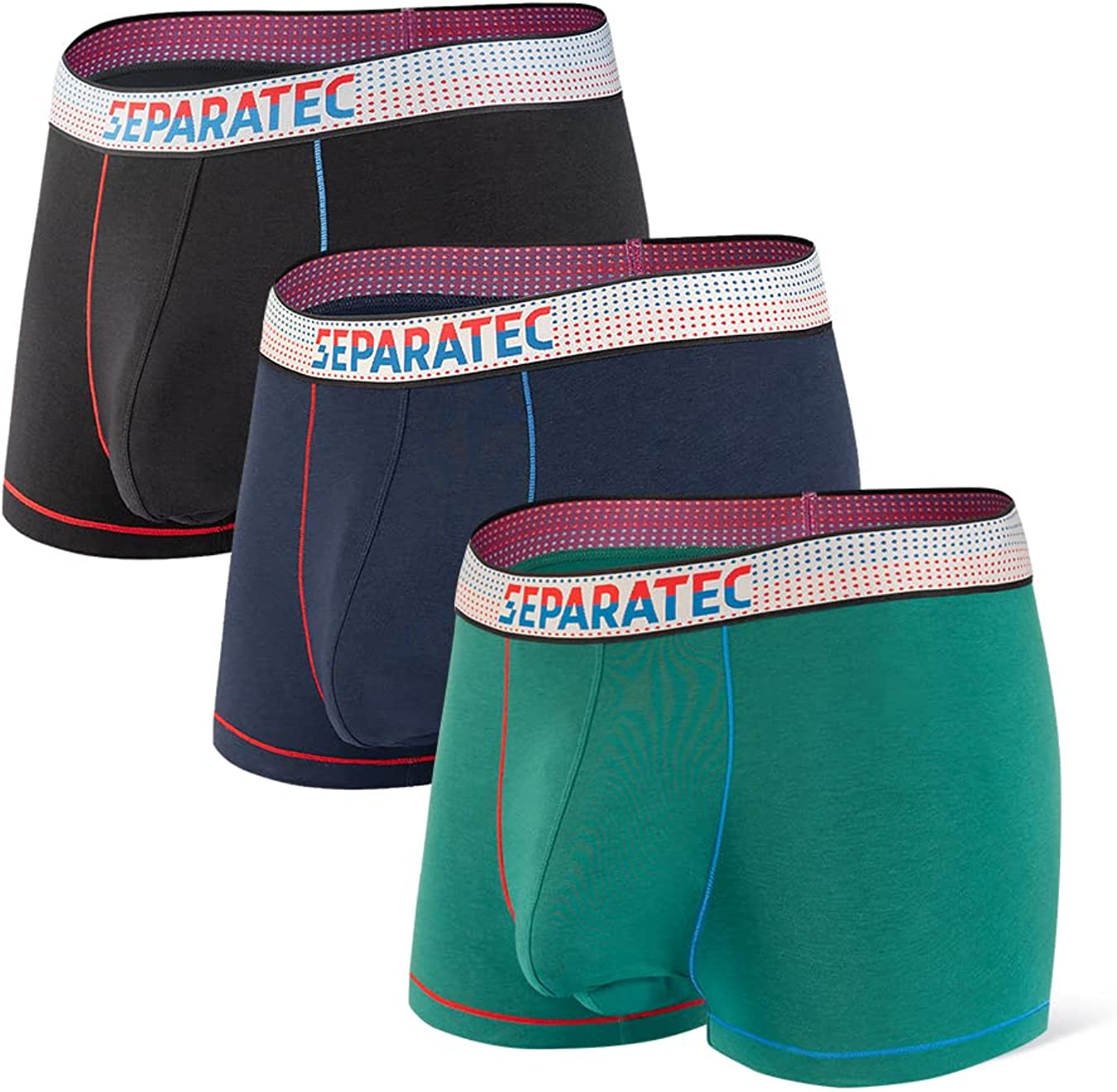 Separatec Men's Boxers Single-Sided Moisture Transported Quick Dry