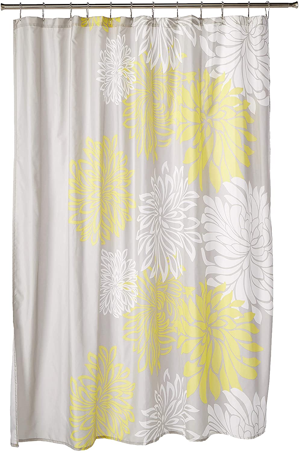 Details about   Comfort Spaces Enya Bathroom Shower Floral Printed Cute Chic Microfiber Fabric B 