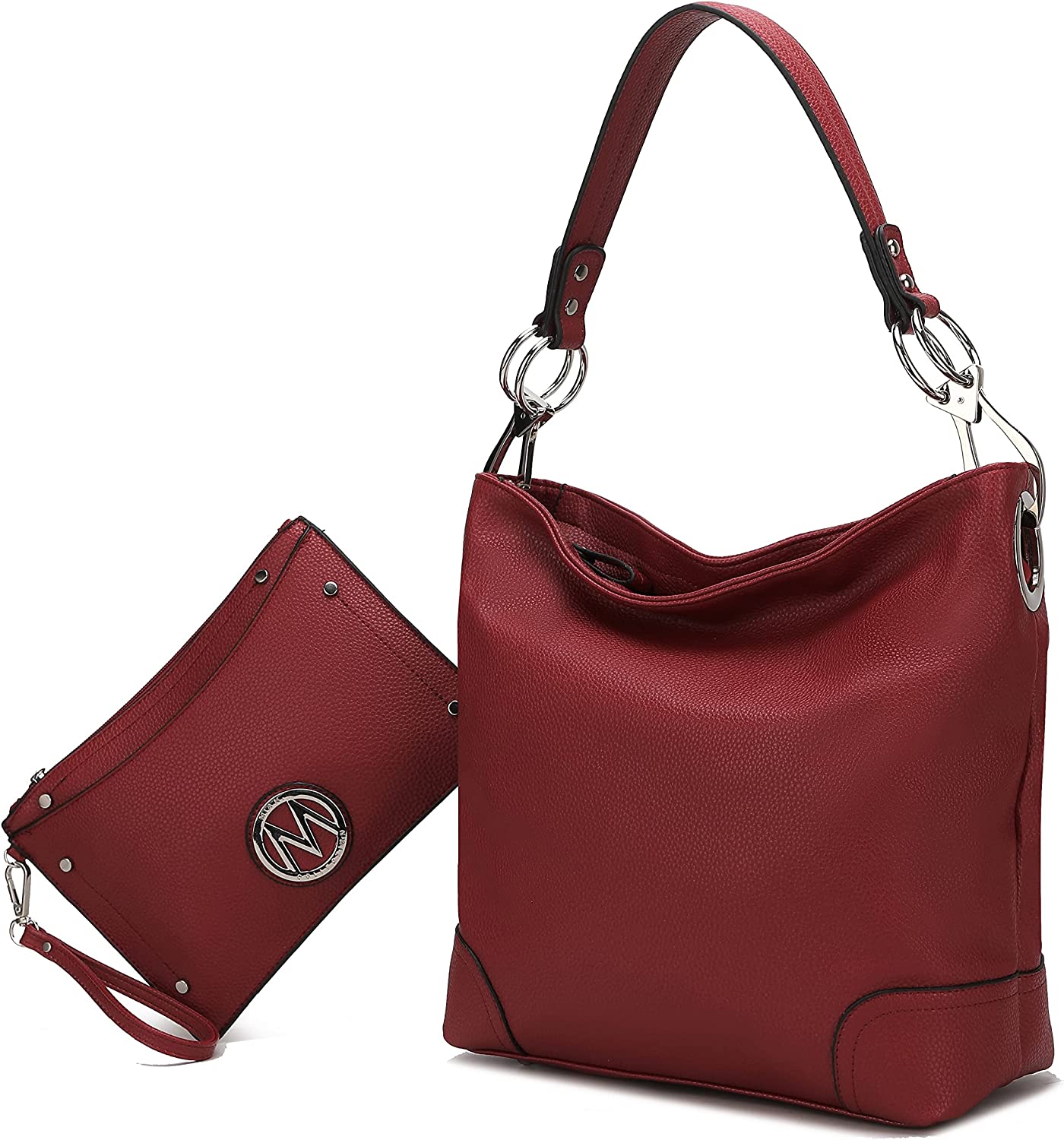 MKF Hobo Purses for Women – Soft PU Leather Handbag Slouchy Womens Hobo  Shoulder bag – Fashion Top Handle Pocketbook