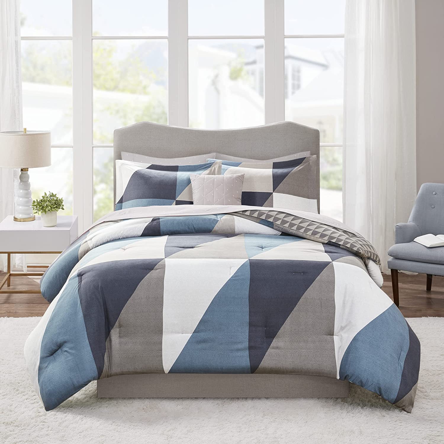 Madison Park Essentials Cozy Bed in a Bag Comforter, Vibrant Color Design  All Se | eBay