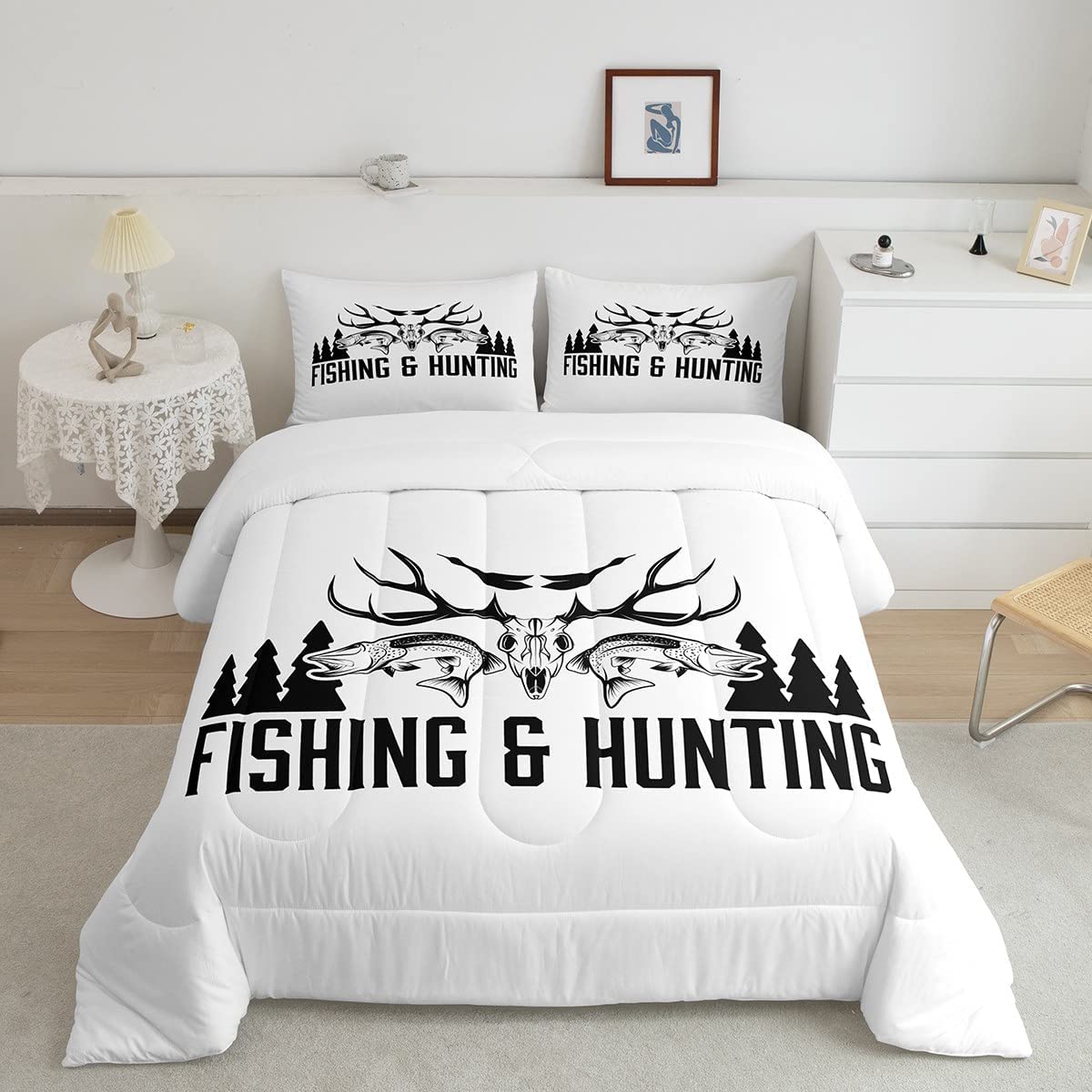 Comprar Fishing Bedding Set Fishing Outdoor Sports Comforter Set