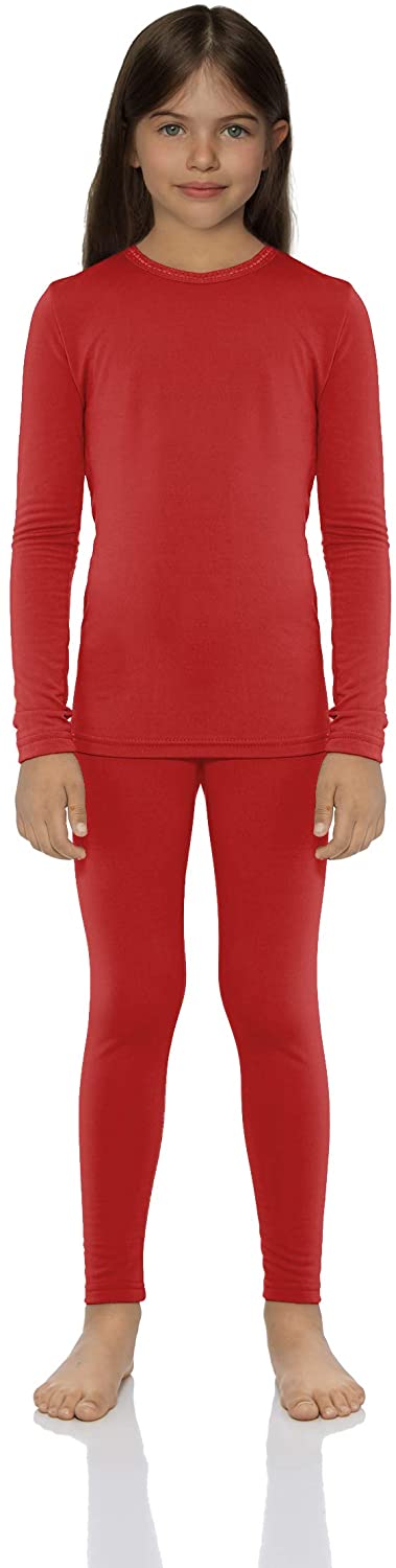  Rocky Thermal Underwear For Girls (Long Johns Thermals Set)  Shirt & Pants, Base Layer w/Leggings/Bottoms Ski/Extreme Cold (Ballerina -  Medium): Clothing, Shoes & Jewelry