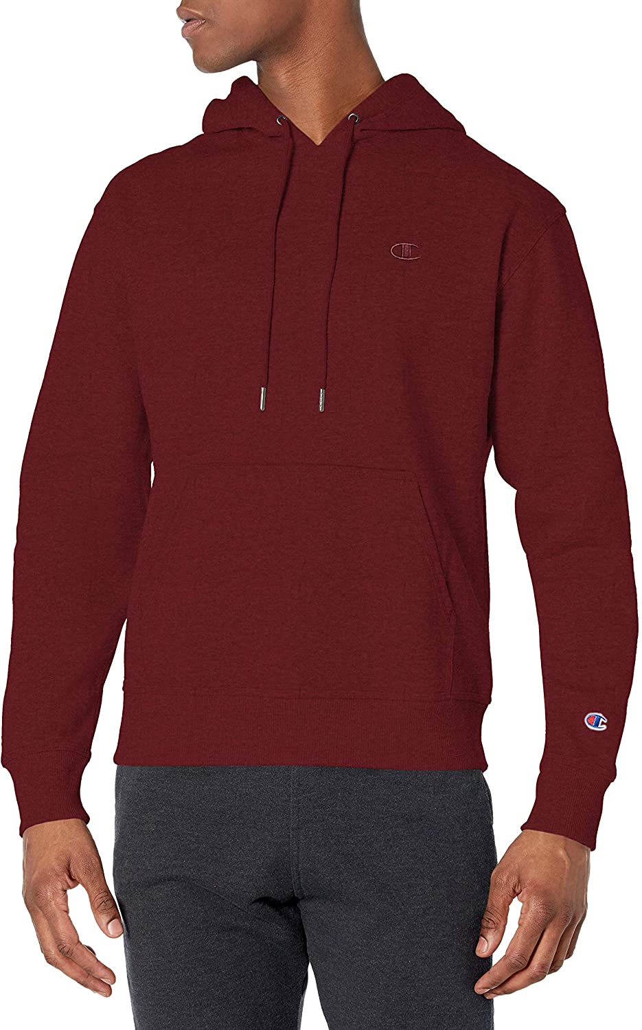 maroon champion hoodie