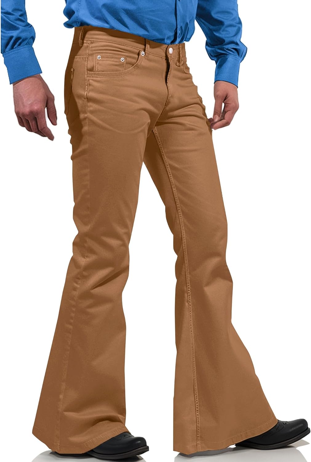70s Disco Pants for Men,Mens Bell Bottom Jeans,60s 70s Bell