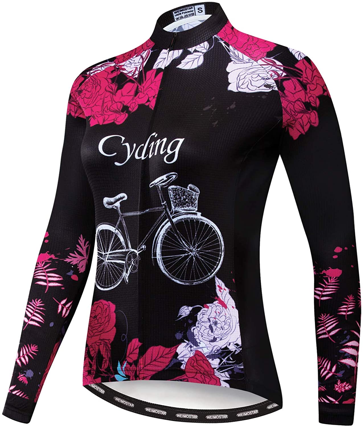 Cycling Jersey Women Bicycle Team Long Sleeve Racing Bike T-Shirt Warm Clothing Sport Tops 